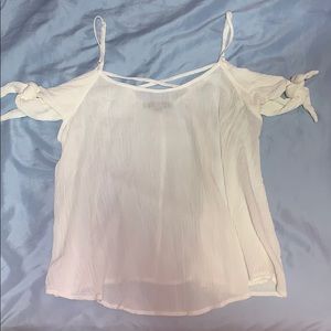 White Off the Shoulder Top